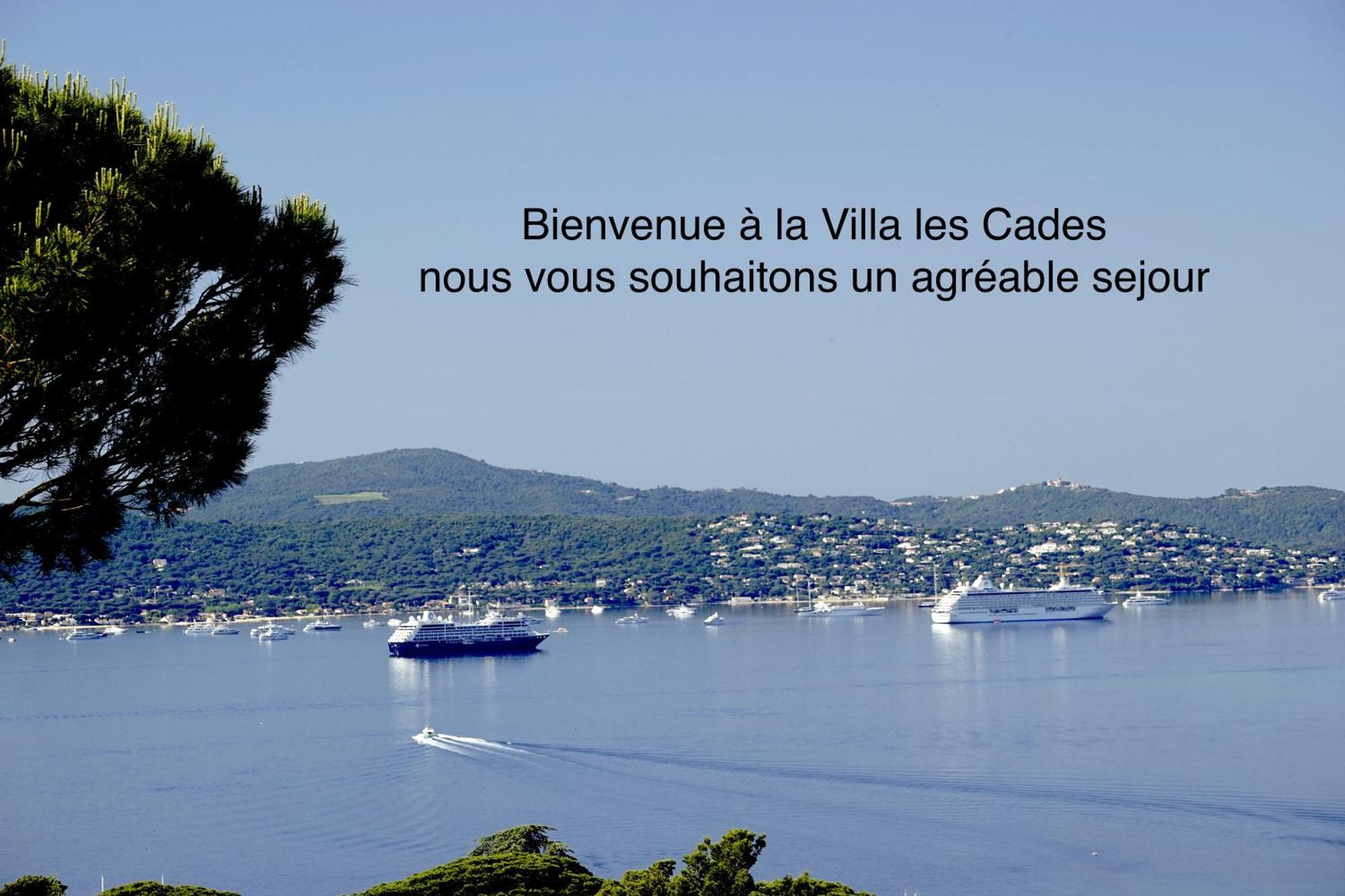Villa Les Cades Sainte-Maxime Eksteriør billede